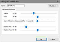 configuring a remote noise monitor